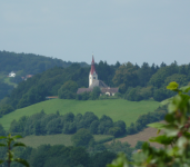 Saazkogel mit römischer Ausgrabung (Saaz)